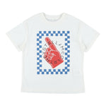 Stella Mccartney T-Shirt Girocollo Tinta Unita con Stampa per Neonato TW8R71N BIANCO STELLA McCARTNEY 