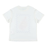 Stella Mccartney T-Shirt Girocollo Tinta Unita con Stampa per Neonato TW8R71N BIANCO STELLA McCARTNEY 