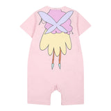 Stella Mccartney Pagliaccetto Mezza Manica Tinta Unita con Stampa per Neonata TWA021 ROSA STELLA McCARTNEY 