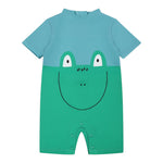Stella Mccartney costume Mezza Manica Bicolore per Bambino TWC509J VERDE STELLA McCARTNEY 