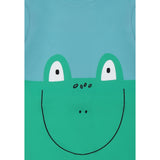 Stella Mccartney costume Mezza Manica Bicolore per Bambino TWC509J VERDE STELLA McCARTNEY 