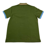 Sun68 Polo Mezza Manica Tinta Unita con Profili In Contrasto per Bambino A35312 VERDE SUN68 