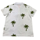 Sun68 Polo Mezza Manica Tinta Unita con Stampa per Bambino CPA35342 BIANCO SUN68 