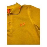 Sun68 Polo Mezza Manica Tinta Unita per Bambino CPA35343 GIALLO SUN68 