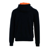 Sun68 Felpa con Zip E Cappuccio Tinta Unita con Stampa per Bambino F32312 NERO SUN68 