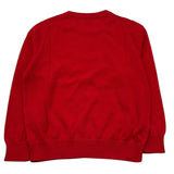 Sun68 Maglia Girocollo Tinta Unita con Logo per Neonato K33301N ROSSO SUN68 