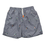 Suns  Costume Modello Bermuda Tinta Unita con Stampa per Bambino BXS5103UU BLU SUNS 