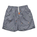 Suns  Costume Modello Bermuda Tinta Unita con Stampa per Bambino BXS5103UU BLU SUNS 