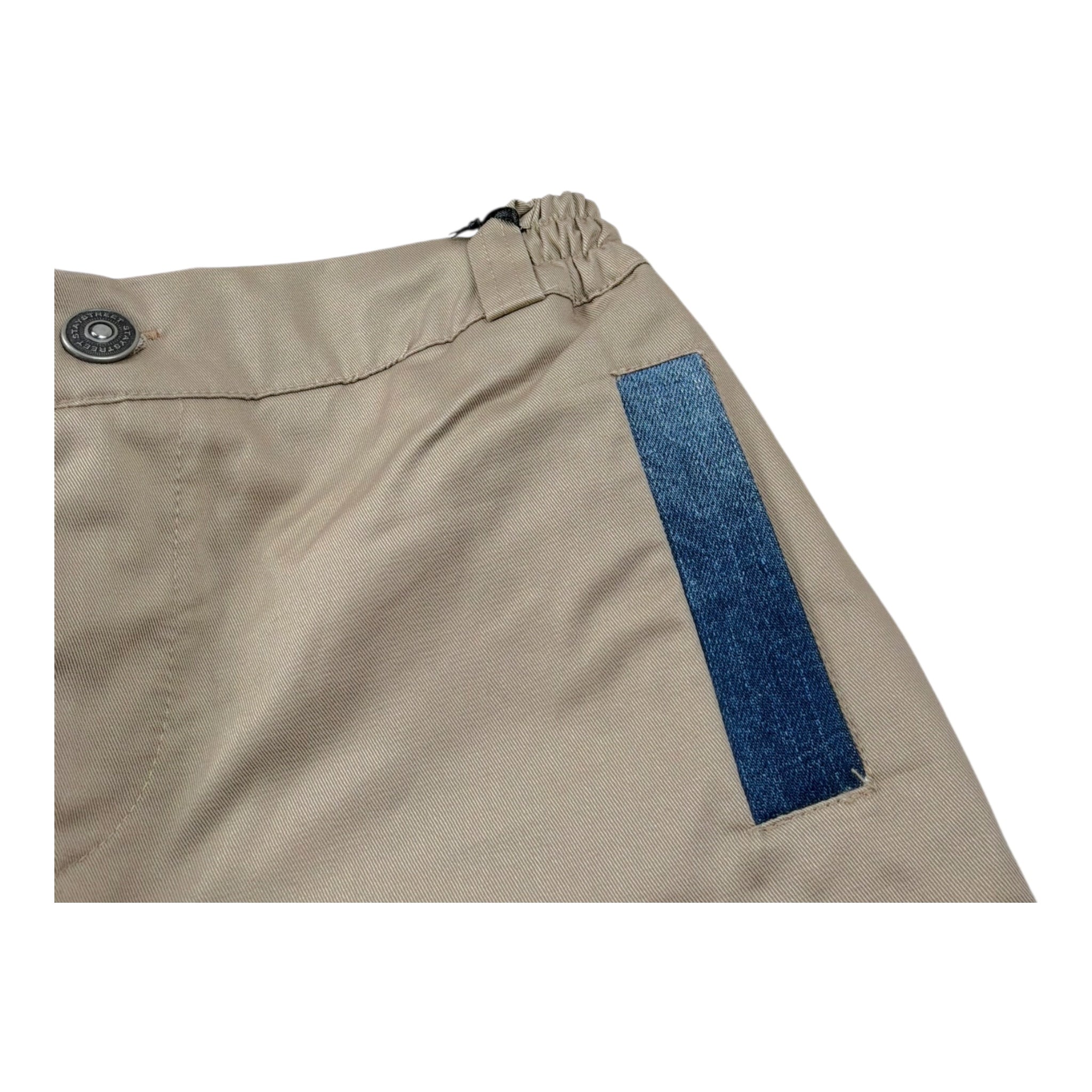 Syst Bermuda Tinta Unita con Elastico In Vita per Bambino BRB5000J BEIGE SYST 