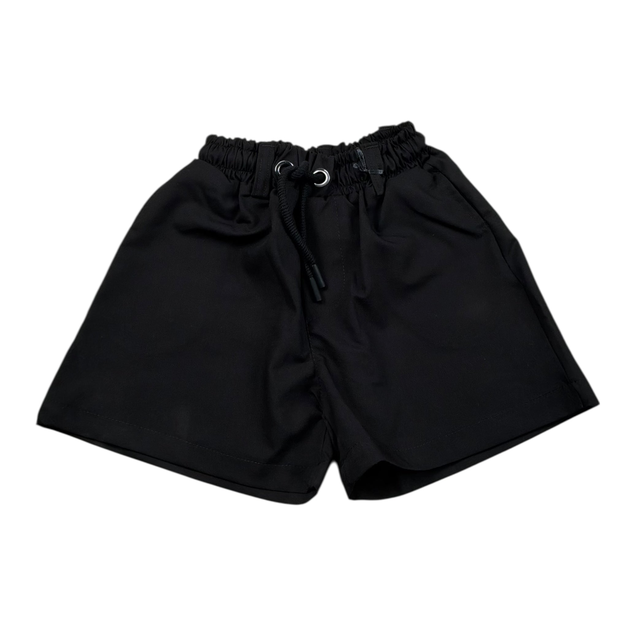 Syst Bermuda Tinta Unita con Elastico In Vita per Neonato BRB5004N NERO SYST 