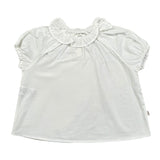 Teddy E Minou Camicia Mezza Manica Tinta Unita per Neonata E25CI008C6039X BIANCO TEDDY E MINOU 