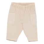 Teddy E Minou Pantalone Tinta Unita con Elastico In Vita per Neonato E25PT010C6035 BEIGE TEDDY E MINOU 
