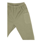 Teddy E Minou Pantalone Tinta Unita con Elastico In Vita per Neonato E25PT010C6035 VERDE TEDDY E MINOU 