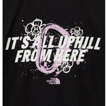 The North Face T-Shirt tinta unita Girocollo con Stampa Nero per Bambina NF0A8AXF NERO THE NORTH FACE 