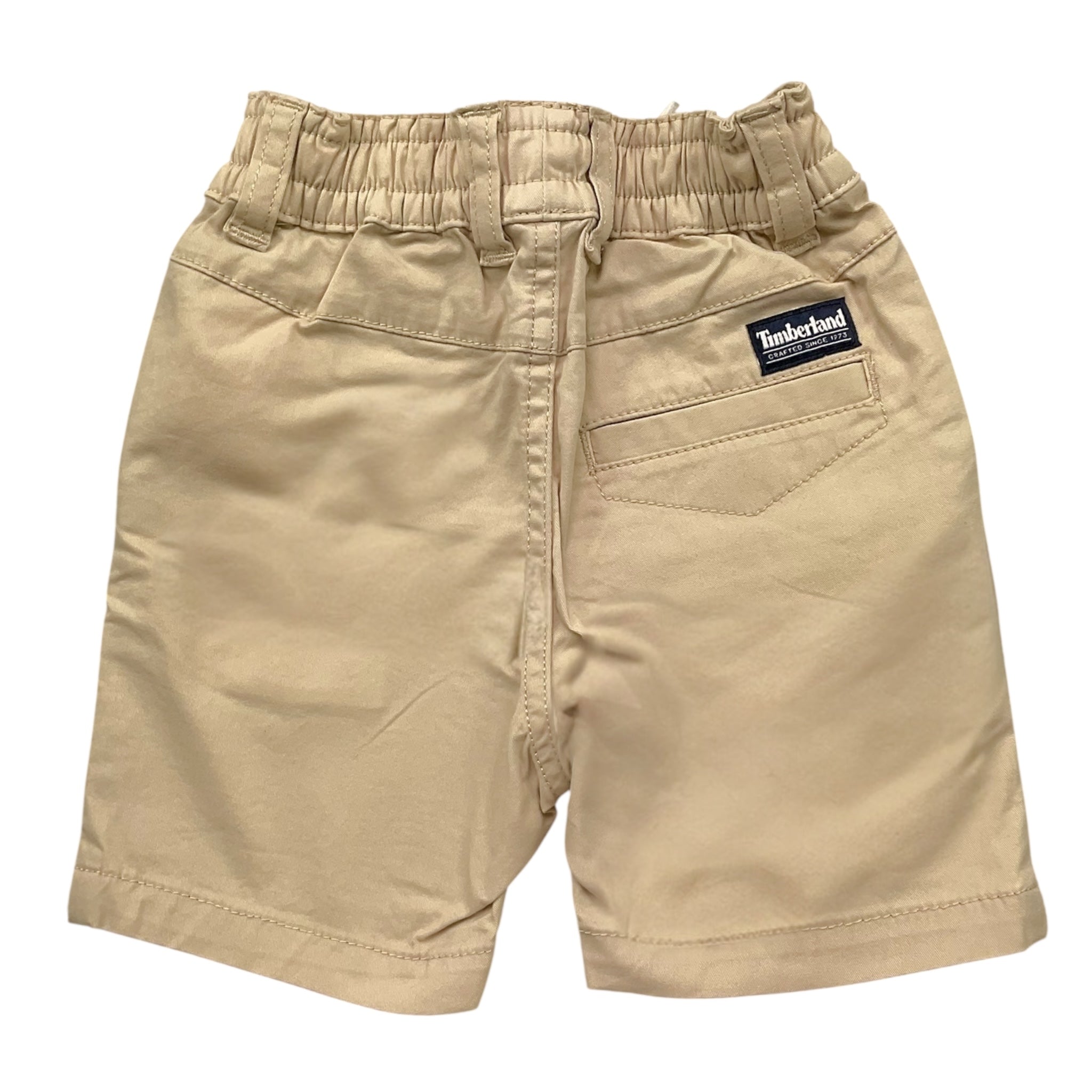 Timberland Bermuda Tinta Unita con Elastico In Vita per Neonato T04A45 BEIGE TIMBERLAND 