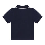 Timberland Polo Mezza Manica Tinta Unita con Logo per Neonato T05K52 BLU TIMBERLAND 