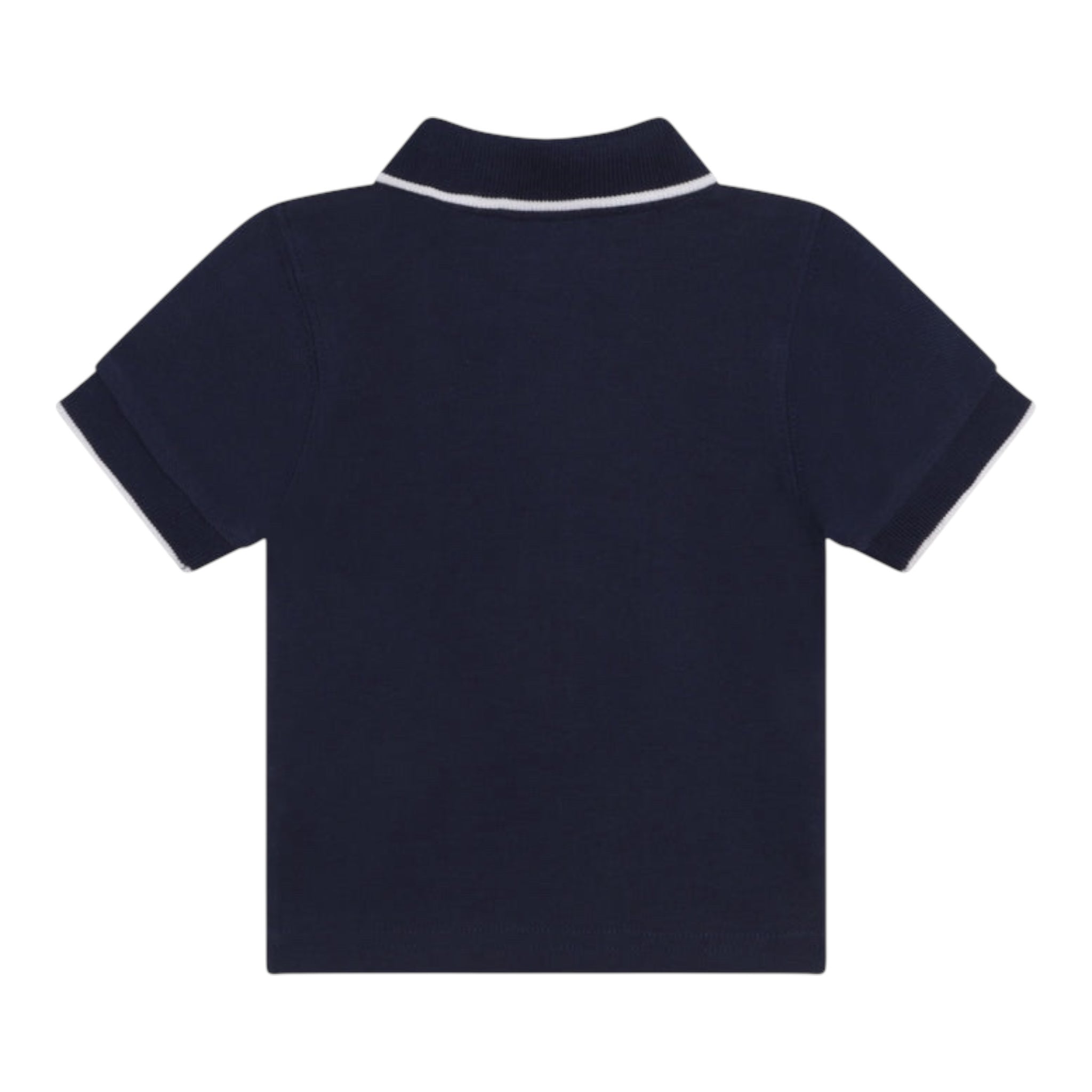 Timberland Polo Mezza Manica Tinta Unita con Logo per Neonato T05K52 BLU TIMBERLAND 