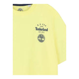 Timberland T-Shirt Girocollo Tinta Unita con Stampa per Bambino T60429 GIALLO TIMBERLAND 