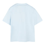Timberland T-Shirt Girocollo Tinta Unita con Stampa per Bambino T60438 AZZURRO TIMBERLAND 