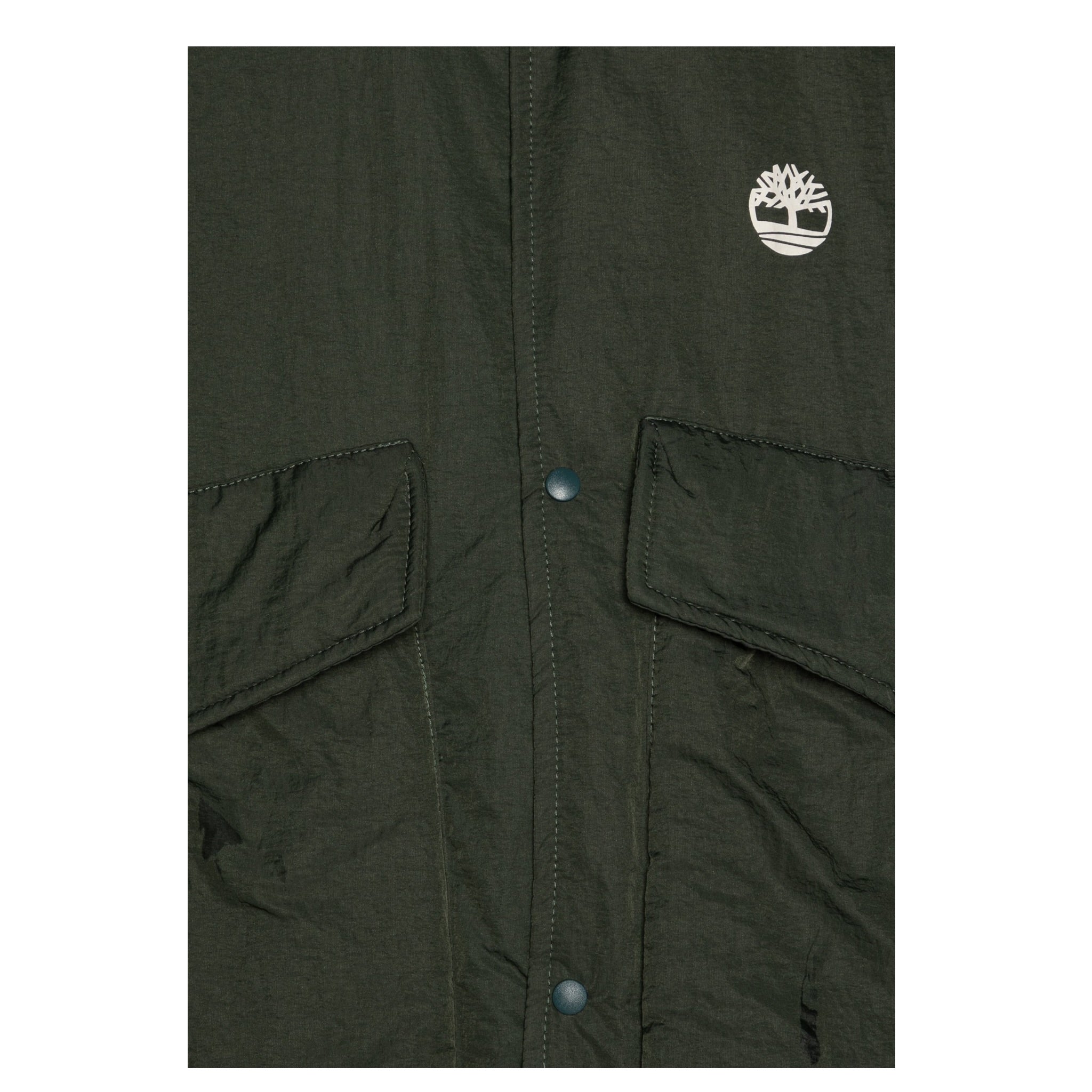 Timberland Smanicato Tinta Unita con Logo per Bambino T60480 VERDE TIMBERLAND 