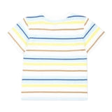 Timberland T-Shirt Tinta Unita con Fantasia A Righe per Neonato T60513N BIANCO TIMBERLAND 