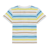 Timberland T-Shirt Tinta Unita con Fantasia A Righe per Bambino T60513NX BIANCO TIMBERLAND 