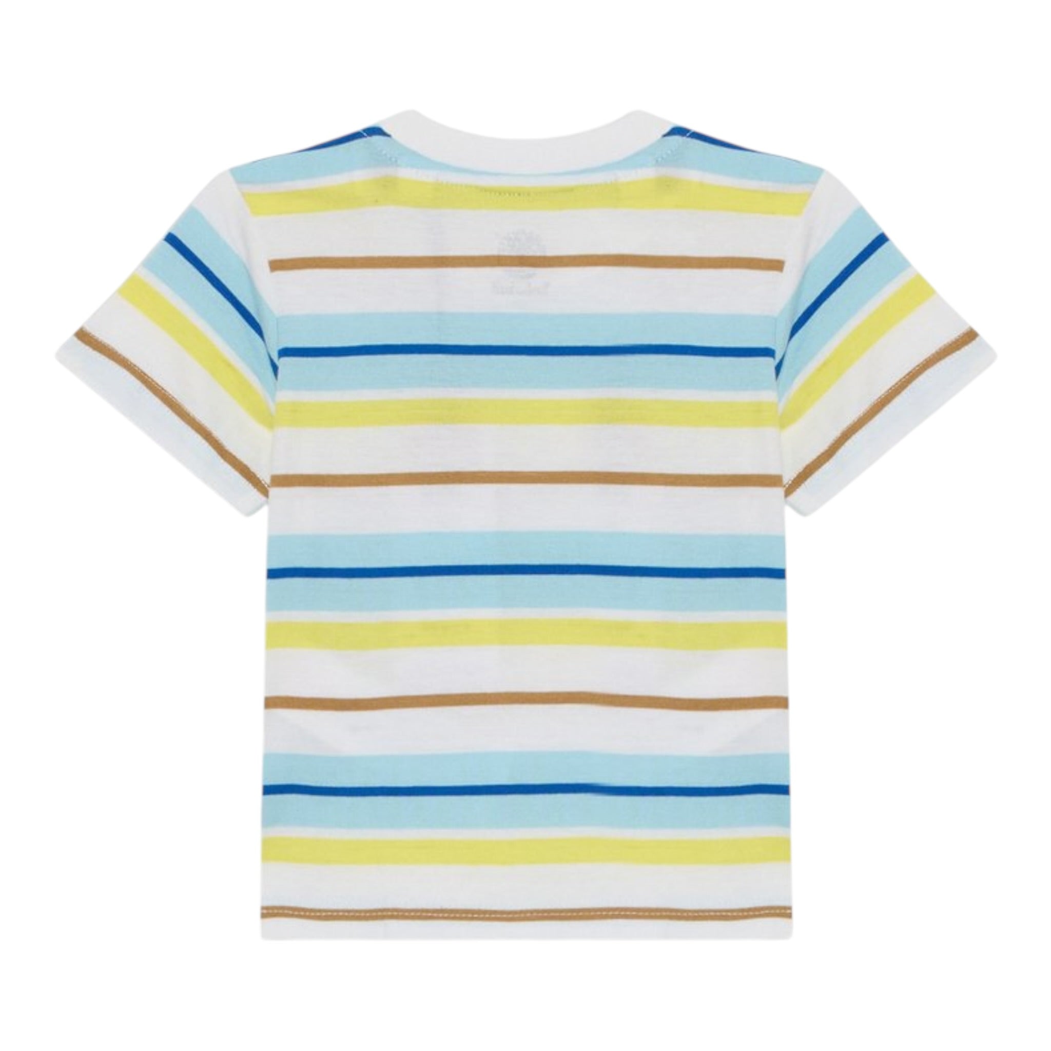 Timberland T-Shirt Tinta Unita con Fantasia A Righe per Bambino T60513NX BIANCO TIMBERLAND 