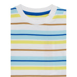 Timberland T-Shirt Tinta Unita con Fantasia A Righe per Bambino T60513NX BIANCO TIMBERLAND 