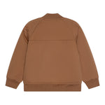 Tommy Hilfiger Giubbino Tinta Unita con Zip E Logo per Bambino KB0KB09363 MARRONE TOMMY HILFIGER 