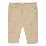 Tommy Hilfiger Pantalone Tinta Unita con Elastico In Vita per Neonato KN0KN01956X BEIGE TOMMY HILFIGER 