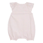 Tommy Hilfiger Pagliaccetto Tinta Unita con Fantasia Quadri per Neonata KN0KN0 ROSA TOMMY HILFIGER 