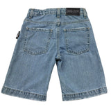 Trussardi Bermuda Tinta Unita In Denim per Bambino JBP26164BE BLU TRUSSARDI 