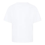 Trussardi T-Shirt Girocollo Tinta Unita con Stampa per Bambino TBP25025TS BIANCO TRUSSARDI 