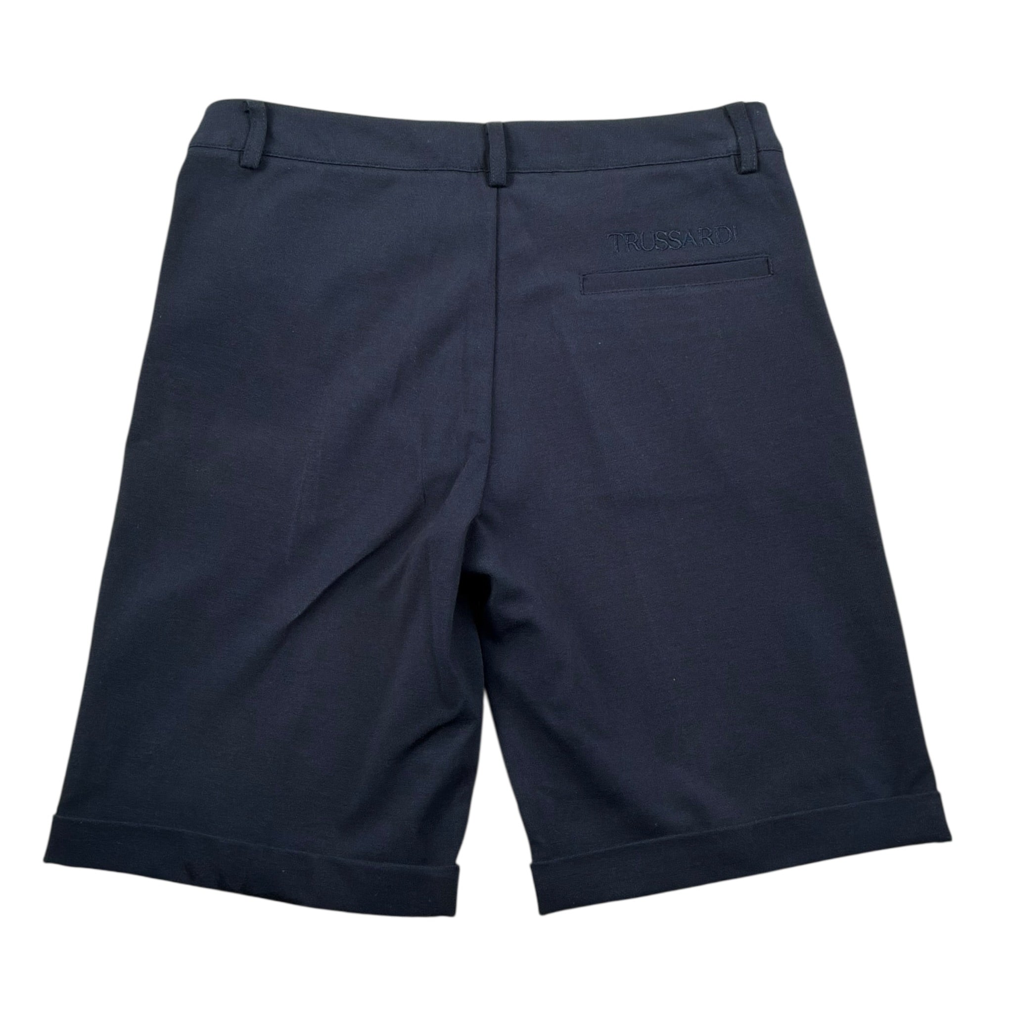 Trussardi Bermuda Tinta Unita con Girovita Regolabile per Bambino TBP25028BE BLU TRUSSARDI 