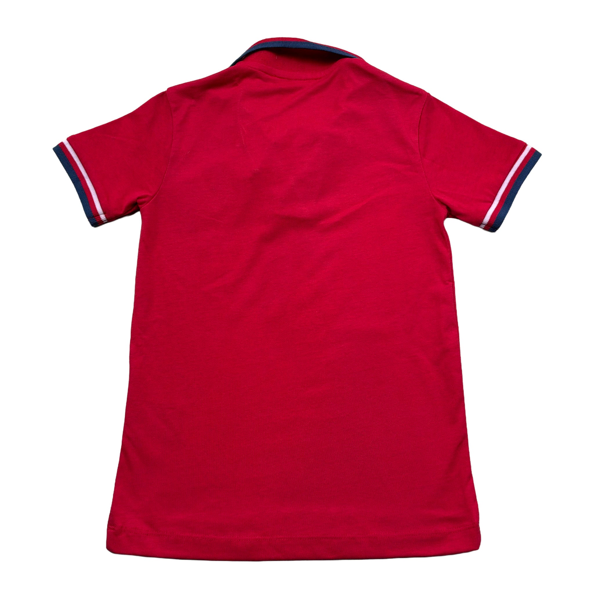Trussardi Polo Mezza Manica Tinta Unita con Logo per Bambino TBP26003POJ ROSSO TRUSSARDI 