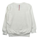 Trussardi Felpa Chiusa Girocollo Tinta Unita con Stampa per Bambino TBP26044FE PANNA TRUSSARDI 