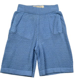 Trussardi Bermuda Tinta Unita Trafrato per Bambino TBP26069BE AZZURRO TRUSSARDI 