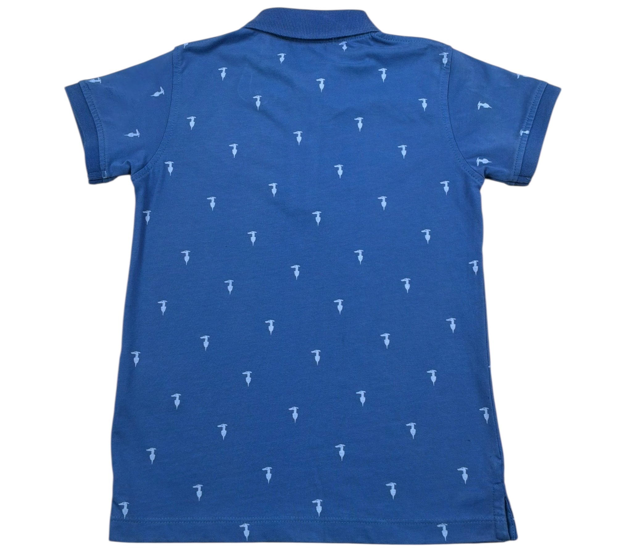Trussardi Polo Mezza Manica Tinta Unita con Loghi per Bambino TBP26106PO BLU TRUSSARDI 