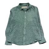 Trussardi Camicia Manica Lunga Tinta Unita per Bambino TBP26129CA VERDE TRUSSARDI 