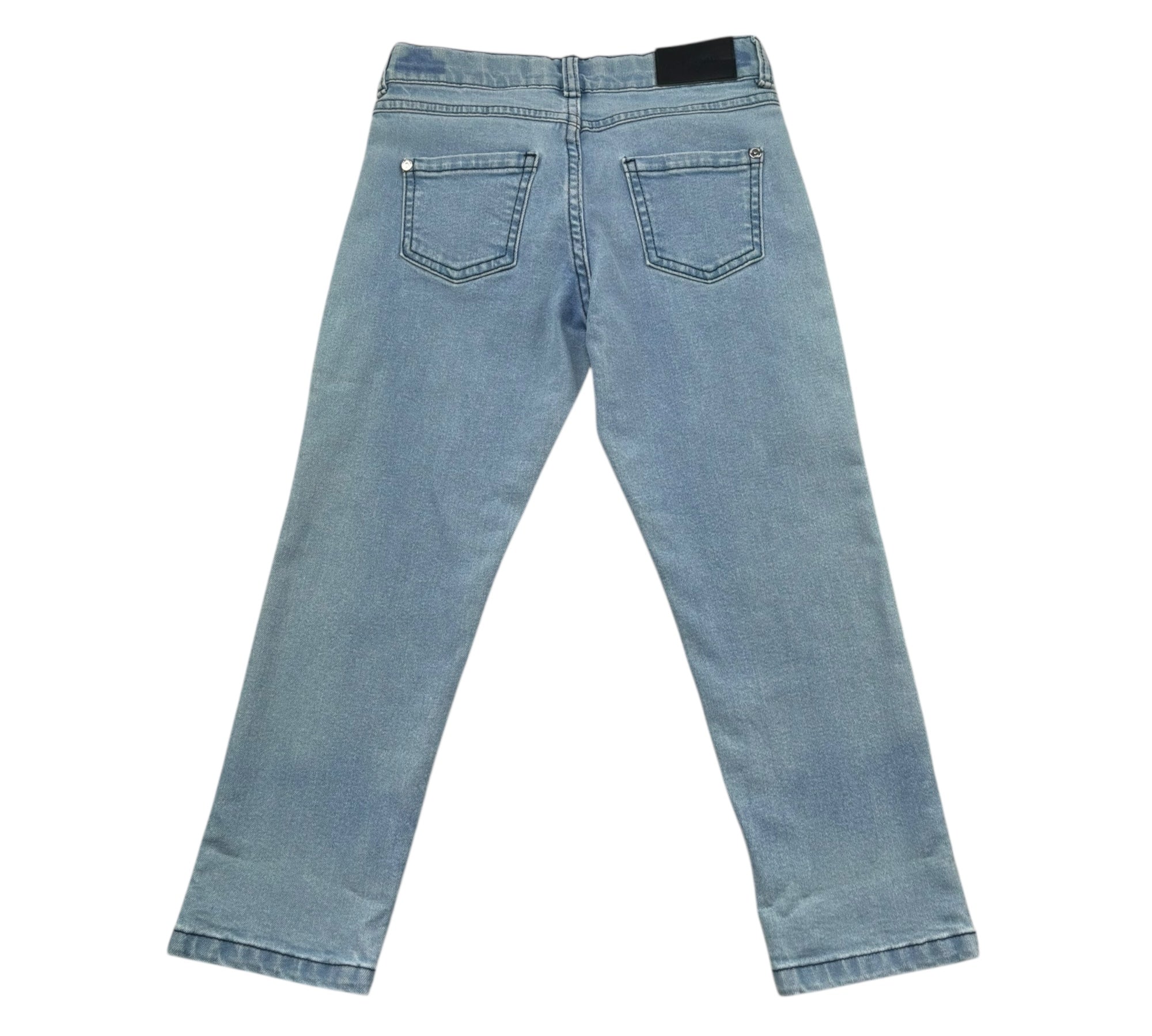 Trussardi Jeans Tinta Unita con Girovita Regolabile per Bambino TGP26018JE AZZURRO TRUSSARDI 