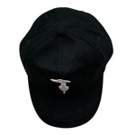Trussardi Cappello Modello Berretto Tinta Unita con Stampa per Bambina TGP26028BT NERO TRUSSARDI 