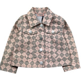 Trussardi Giubbino Fantasia Rombi Bicolore per Bambina TGP26052GC ROSA TRUSSARDI 