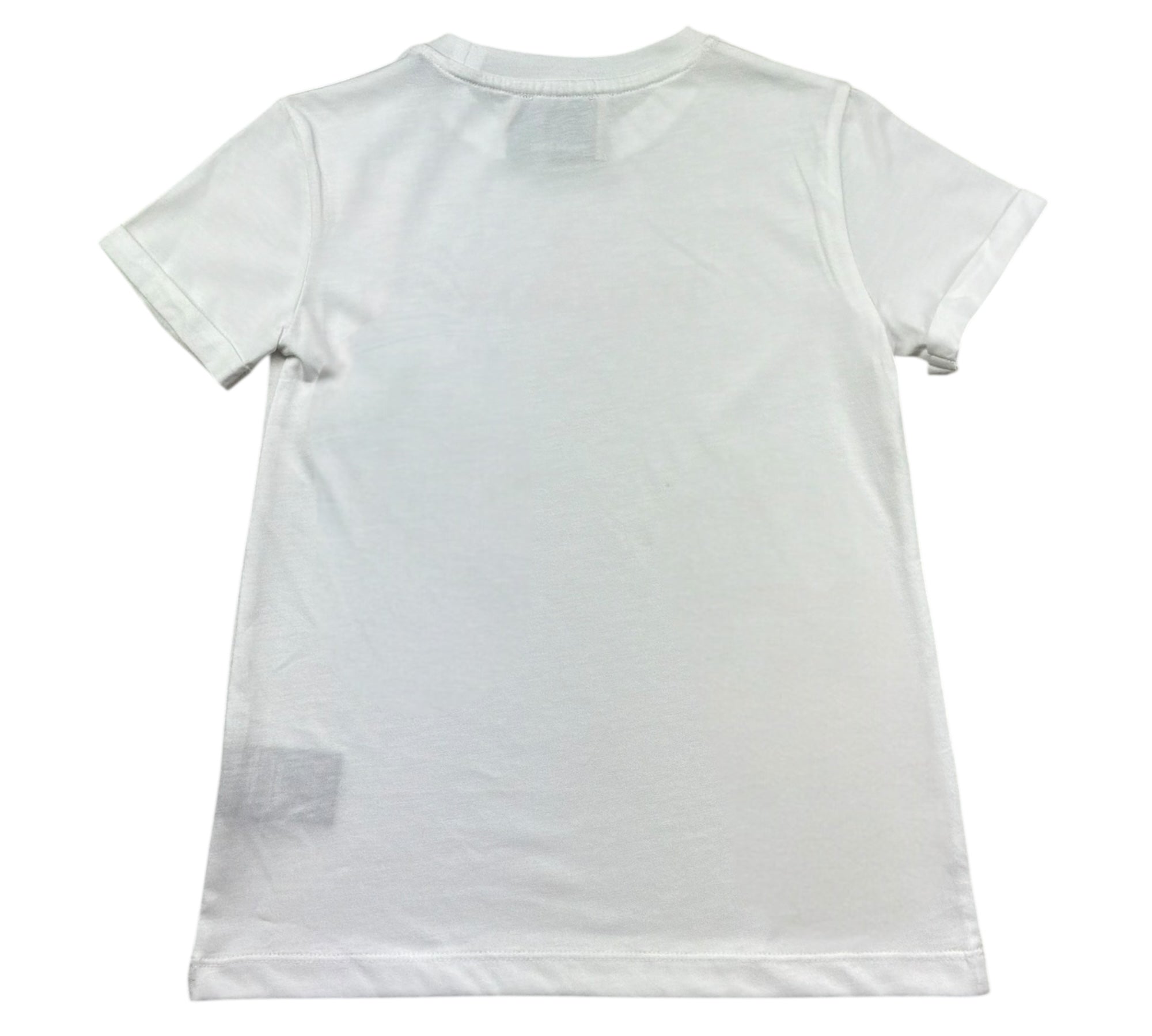 Trussardi T-Shirt Girocollo Tinta Unita con Logo per Bambina TGP26061TS BIANCO TRUSSARDI 