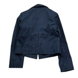 Trussardi Giacca Tinta Unita con Fantasia A Righe per Bambina TGP26087GC BLU TRUSSARDI 