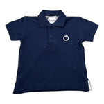 Trussardi Polo Mezza Manica Tinta Unita con Stampa per Neonato TIP23070PO BLU TRUSSARDI 