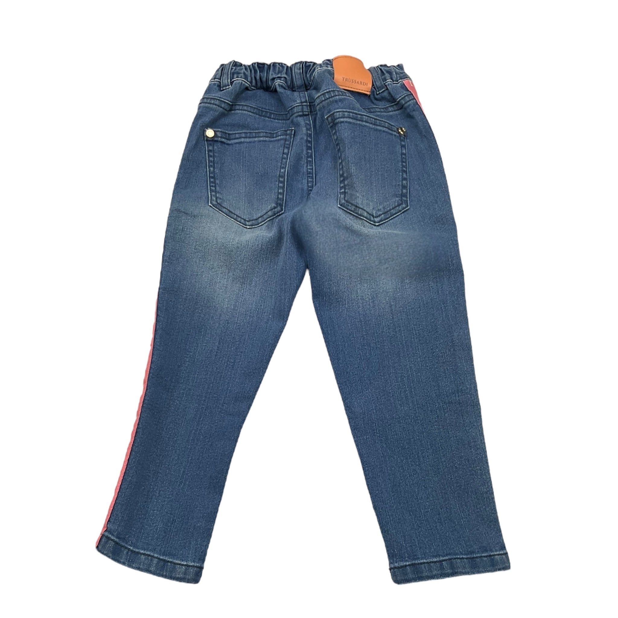 Trussardi Jeans Tinta Unita con Profili In Contrasto per Bambina TIP23090JE BLU TRUSSARDI 