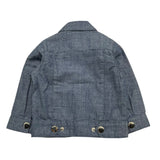 Trussardi Camicia In Denim Tinta Unita con Stampa per Neonato TIP25019GB AZZURRO TRUSSARDI 