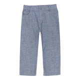 Trussardi Pantalone tinta unita con 5 Tasche Blu per Neonato TIP25035JEN BLU TRUSSARDI 