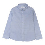 Trussardi Camicia Manica Lunga Tinta Unita per Neonato TIP25047CA AZZURRO TRUSSARDI 
