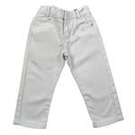 Trussardi Pantalone Tinta Unita con Elastico In Vita per Neonato TIP25060PAX BIANCO TRUSSARDI 